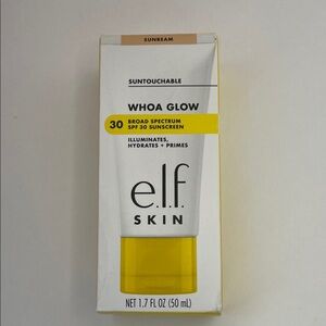 NIB e.l.f. Skin Whoa Glow SPF 30 Sunscreen